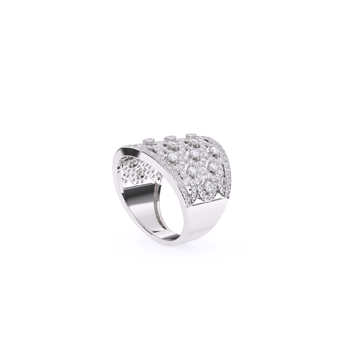 Luxury Round Cut Lab Grown Diamond Ring